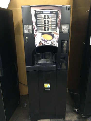N &amp;W Brio3 ES Espresso Coffee Machine W/ Base Cabinet Coin Mech and Validator