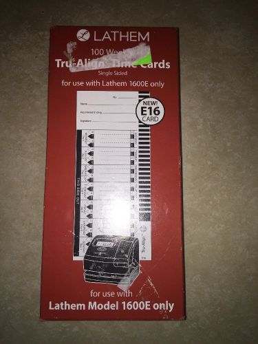 Larger E16 Tru Align Cards 100 Quantity Free Fast Shipping