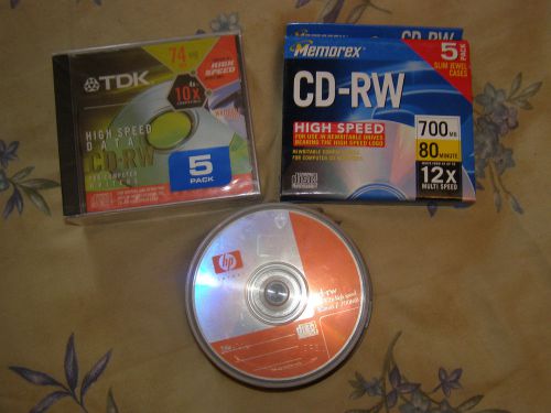 CD-RW High Speed Rewritable Disks (200 Disks) unopened