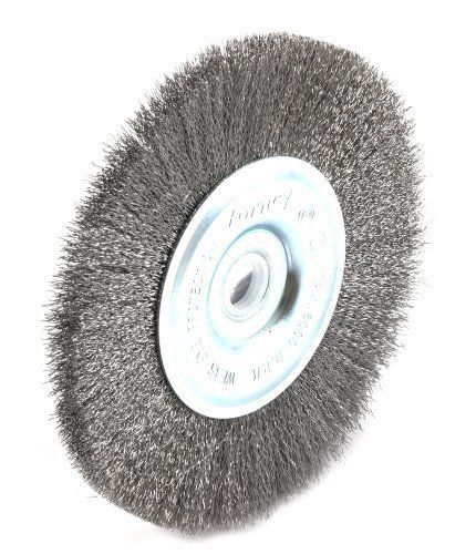 Forney 72743 wire wheel brush  fine crimped with 1/2-inch and 5/8-inch arbor for sale