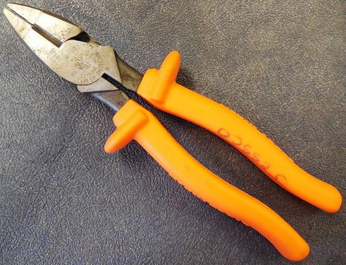 Klein tools d213-9ne-ins 1000v insulated high-leverage side-cutting pliers, usa for sale