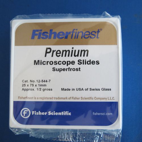 4 Packs Fisher Scientific Premium Superfrost Microscope Slides 12-544-7