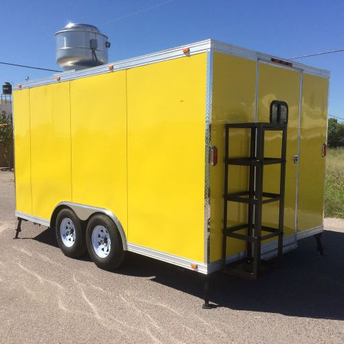 New concession food bbq trailer 14&#039; x 8.5&#039; equipped for sale