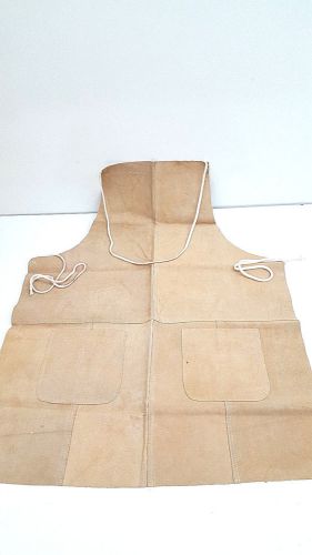 New split leather welding / grinder  apron-19&#034; x 32&#034;-  free shipping for sale