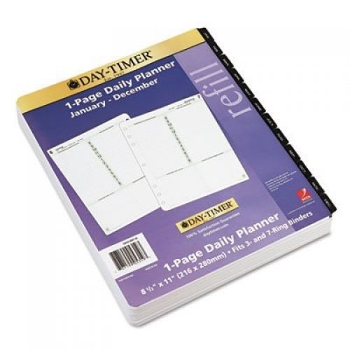 Day-timer 2014 classic folio-size one-page-per-day refill, 8.5 x 11 inches for sale