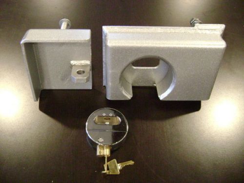 HD Bolt on Shipping Container Security Lock Box With a Free Puck Lock &amp; Template