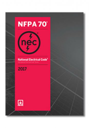 NFPA 70 NEC NATIONAL ELECTRICAL CODE 2017 PAPERPERBACK BRAND NEW!