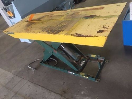 2000 lbs. southworth hydraulic  lift table 1 ph (29496) for sale
