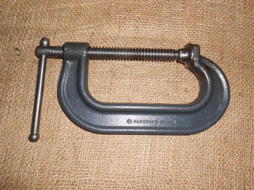 Hargrave no.44 drop forged steel 4&#034; c-clamp for sale
