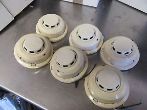 U171 LOT OF 6 SIMPLEX 4098-9701 PHOTOELECTRIC SMOKE SENSORS