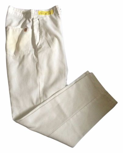 Chef Designs Men&#039;s 2020WH 100% Spun Polyester White Work Uniform Cook Pant