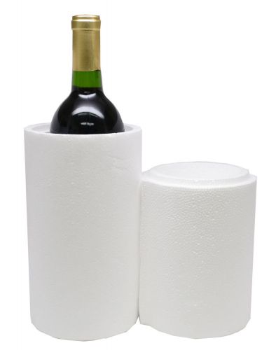 1 Bottle Styrofoam Wine Shipping Coolers (6 Coolers) NO BOXES