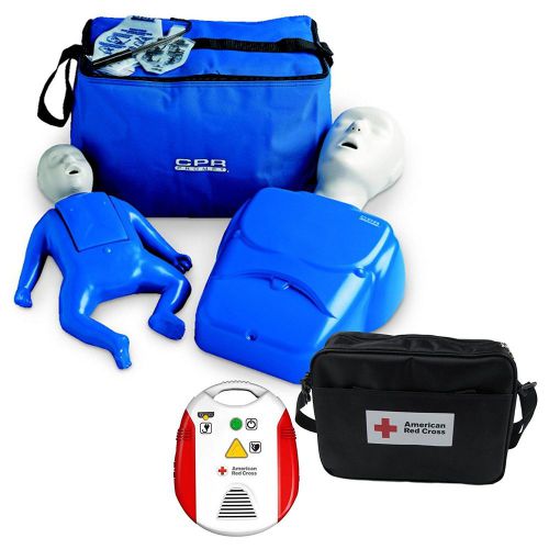 NEW Beginner Instructor Package - CPR Prompt Manikins - Red Cross AED Trainer