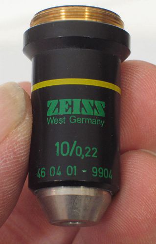 Zeiss 10x /0.22  Ph1 - Phase Contrast Microscope Objective - 460401-9904
