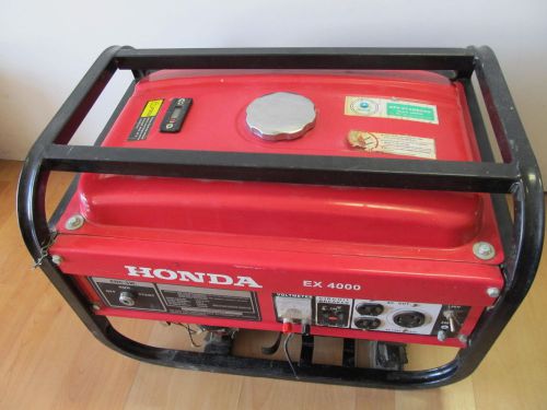 Honda USED Generator EX4000 for Industry and home use