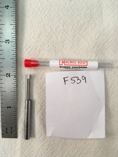 1 new micro 100 solid carbide boring bar.   bb-160750             {f539} for sale
