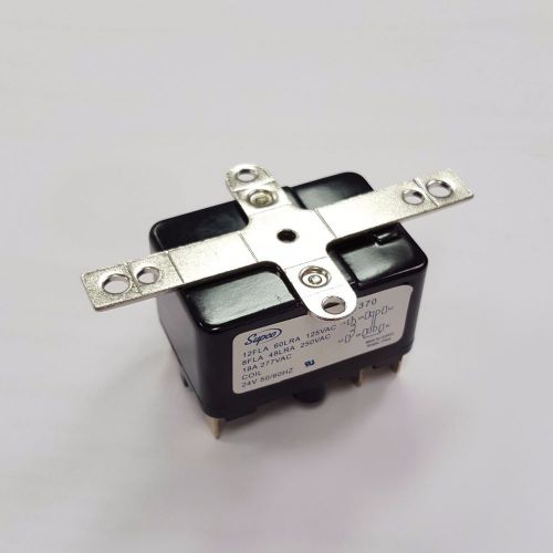 Supco 90370 general purpose fan relay,12 a load current,24 v coil voltage new! for sale