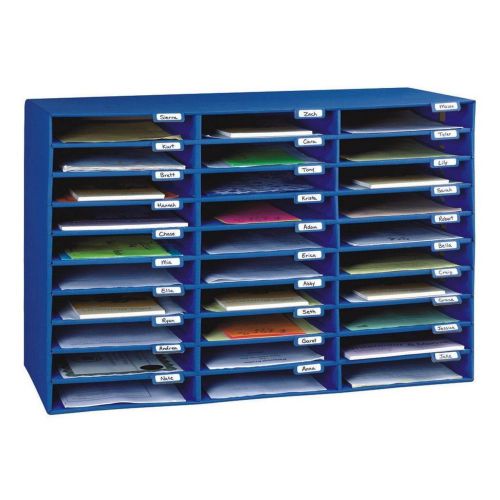 Pacon Classroom Keepers 30-Slot Mailbox, Blue (001318) Brand New!