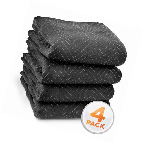 4 Ultra Thick Pro Moving Blankets 72 x 80