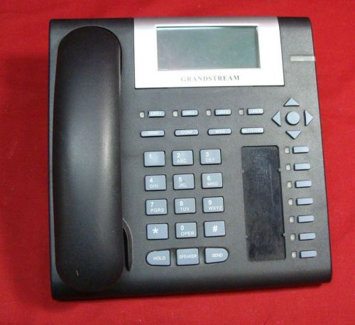 Grandstream gxp2000 4 line office phone caller id voip poe needs headset cord for sale