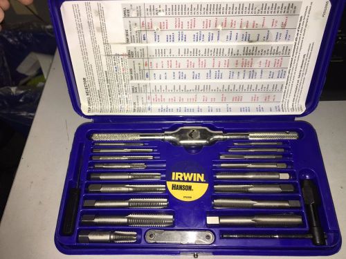 Irwin hanson 24606 tap and die set, 41 pc, high carbon steel for sale