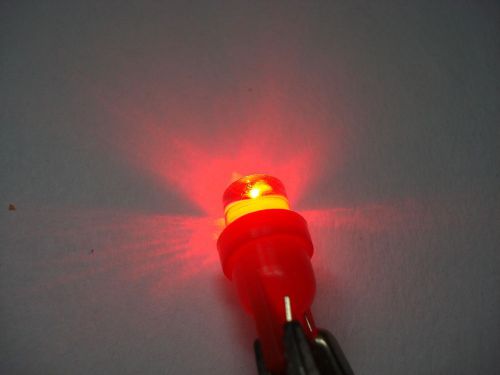 VINTAGE RECEIVER SX-Series LED Wedge Lamp [5] RED 8-12 Volt Free Shipping Canada