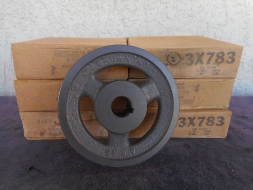 Lot of 6 nos browning ak46 sheave pulley 3/4 bore - 4.45&#034; diameter~heavy duty for sale