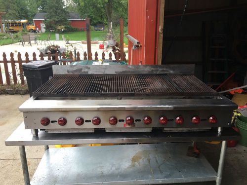 WOLF 60&#034; COUTERTOP HEAVY-DUTY RADIANT GAS CHARBROILER