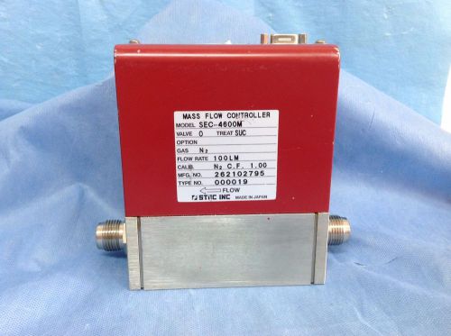 Stec inc.  sec-4600m mass flow controller, gas n2, flow rate 100 lm for sale