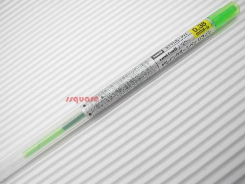 2 Refills Uni-Ball Style Fit Signo UMR-109 0.38mm Gel Rollerball Pen, Lime Green