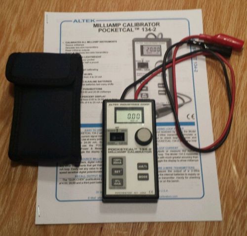 Altek pocketcal 134-2 milliamp calibrator for sale
