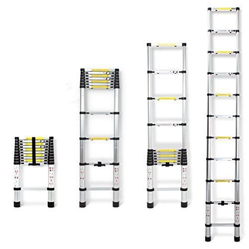 New! 12.5  aluminum loft ladder extension extendable portable free shipping! for sale