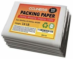 Packing Paper Sheets for Moving 300 Sheets 14LB Newsprint Paper Packing Supplies