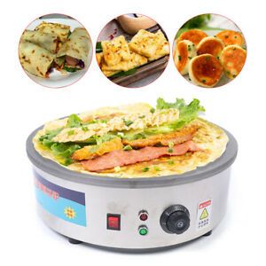 2800W Professional Crepes Maker Device Multicolore Stainless Safe and Reliable