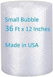 Air Bubble Cushioning Wrap Rolls 12 Inch x 36 Feet Perforated Moving Shipping