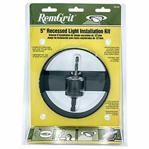 Grl502 E0101681 5Inch Clamshelled Remgrit Carbide Grit Recessed Light Install...
