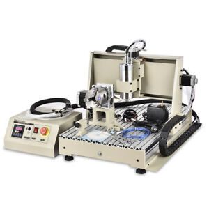 USB 4 Axis 6040 CNC Router Engraver wood Drill/Milling Machine + Controller EU