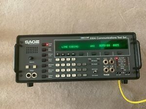 SAGE INSTRUMENTS 930A COMMUNICATIONS TEST SET WITH CASE &amp; CABLES 115VAC ~ NICE