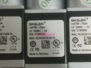 1PC USED BASLER acA780-75gm industrial camera DHL or EMS  #L1622 LZ