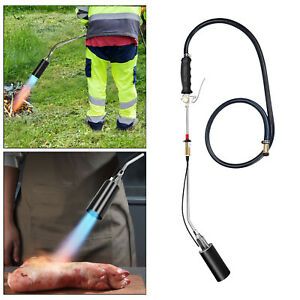 Propane Weed Torch Burner with Hose Ice Melter Wand Soldering Handheld Torch
