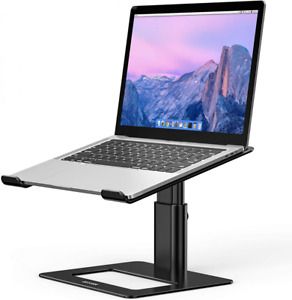 Besign LSX3 Aluminum Laptop Stand, Ergonomic Adjustable Notebook Black