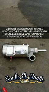 MIDWEST MIXING INCORPORATED LIGHTNIN TYPE MIXER