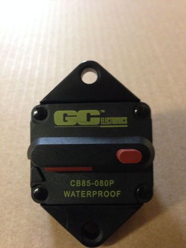 Gc electronics dc circuit breaker 80 amp surface mt. 185080f/ cb85-080f/ 76608 for sale