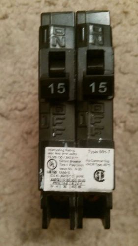 3 NEW Murray MP1515N Duplex 15 Amp 120/240V Plug-In Circuit Breaker