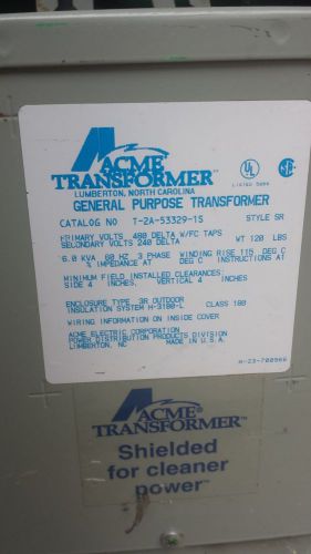 Acme Electric Transformer T2A533291S BRAND NEW