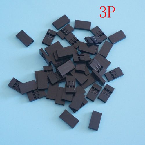 3p dupont jumper wire cable housing female pin connector 2.54mm pitch 100pcs for sale