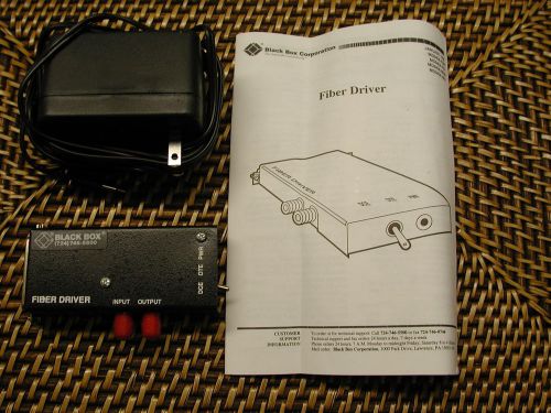 On pair (2) black box  md940a-mst, 25 pin st connector, fiber driver new in box for sale
