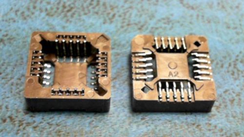 150-pcs conn plcc socket skt 20 pos 1.27mm solder st smd tube 822269-1 8222691 for sale
