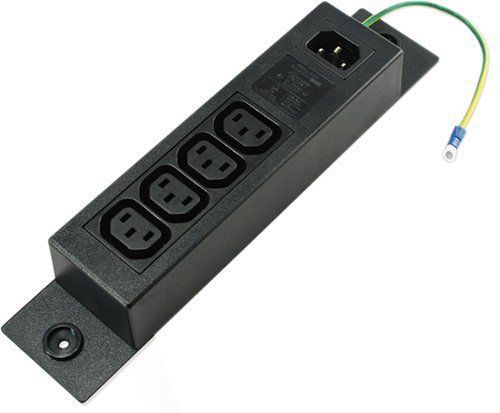 Conntek server 10a 250v iec power strip c14 inlet to iec 320 sheet f outlets 4 w for sale