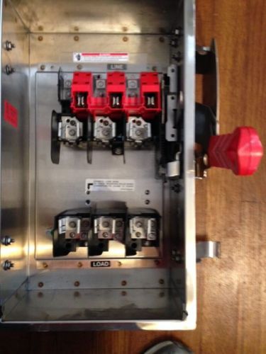 Siemens HF362S Fusible 4X 600 Volt 60 Amp Disconnect